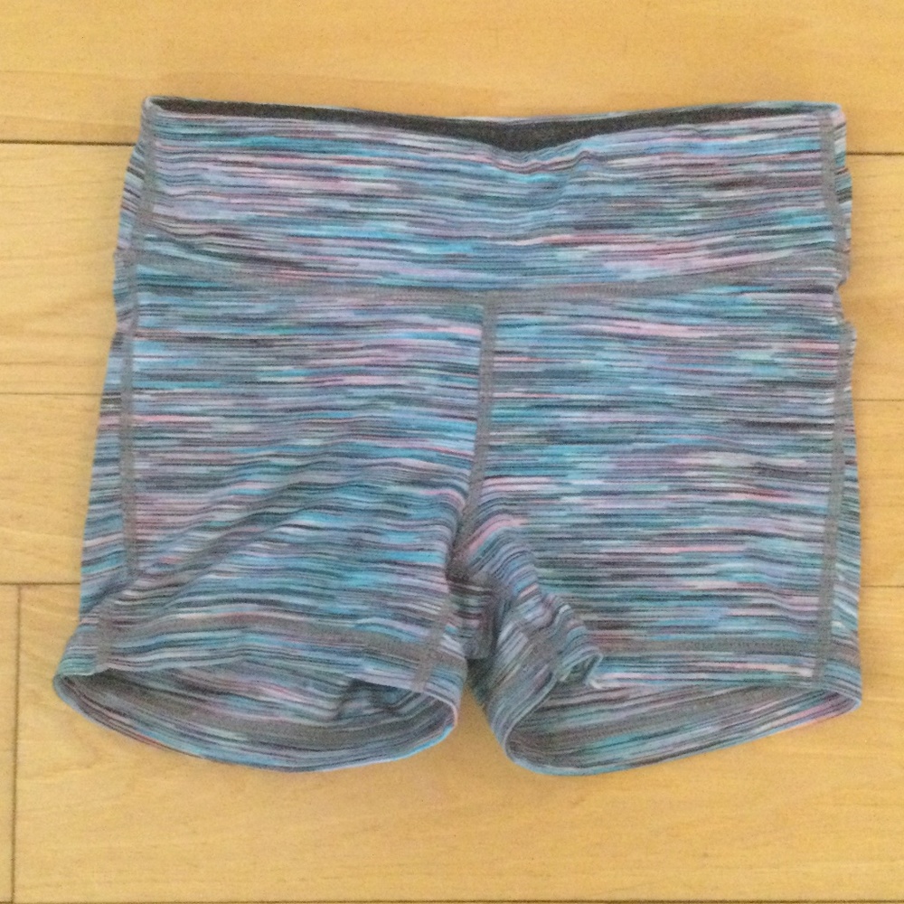 Athleta Girls Multicolor Space-Dye Performance Shorts